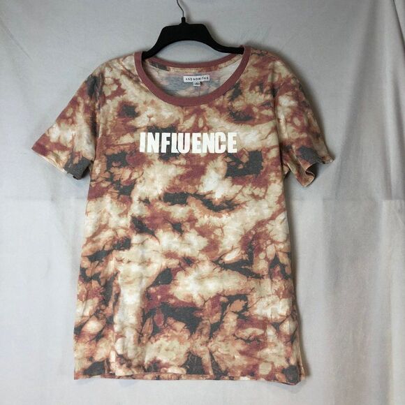 AND NOW THIS WOMEN'S SHORT SLEEVE GRAPHIC T-SHIRT SIZE M.      SB - Picture 1 of 5